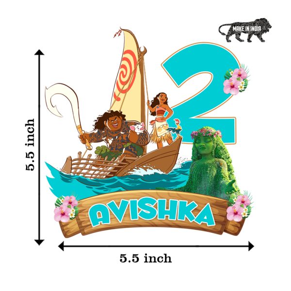 Moana cake Topper