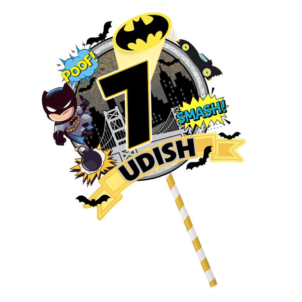 Batman theme Cake Topper