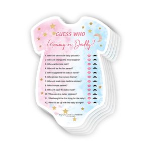 Guess Who Baby Shower Game