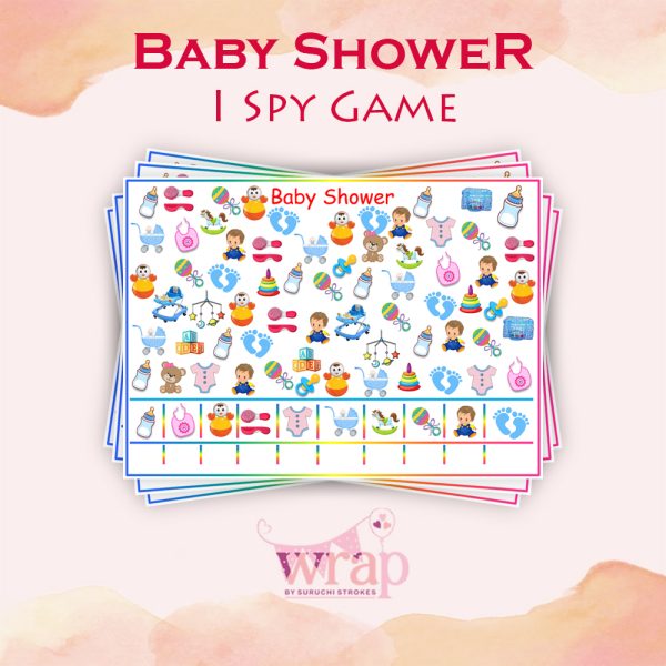 Baby shower i spy game