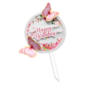 Butterfly Theme Cake Topper