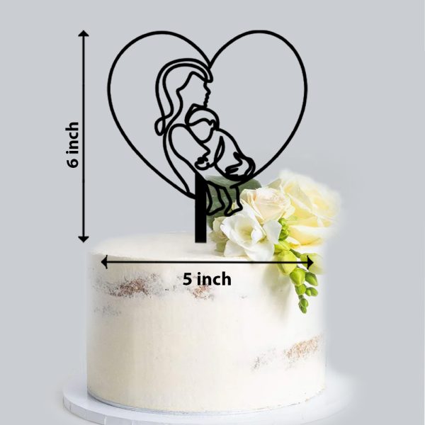 Mother Day's Cake Topper, - Image 2