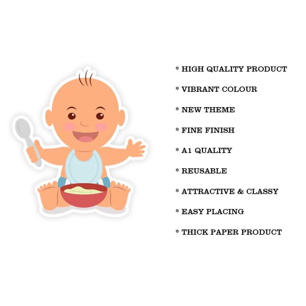 Annaprashan Theme Cake Topper | First Rice Ceremony Cake Decoration Set For Baby boy - Image 4