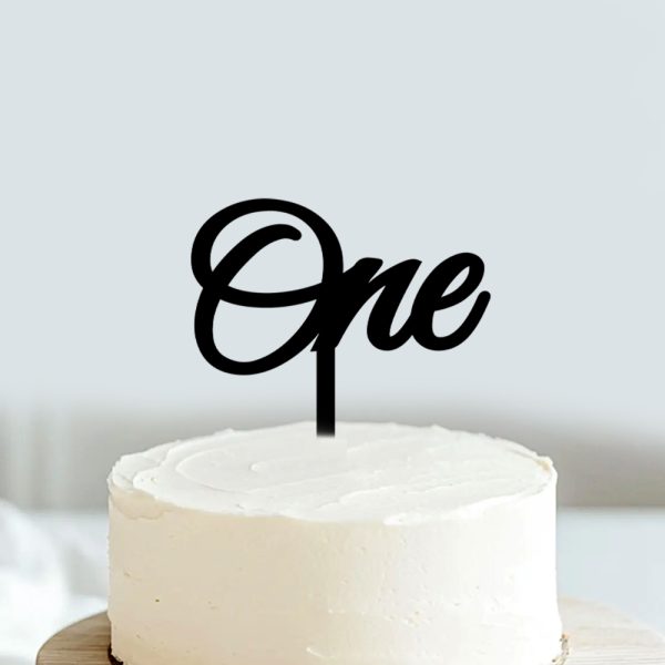 One Cake Topper