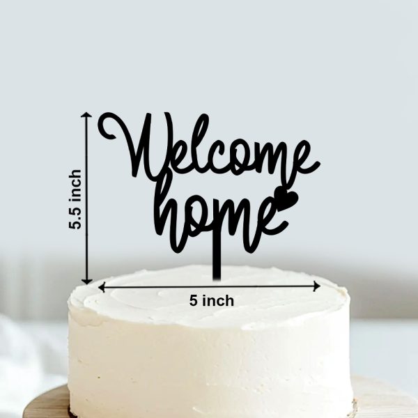 Welcome Home Cake Topper