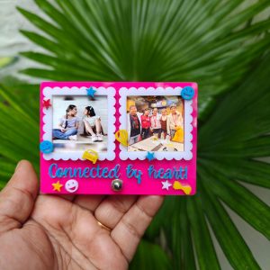 Adorable Dual Image Acrylic PhotoFrame – Perfect for Rakhi, Friendship Day & More!