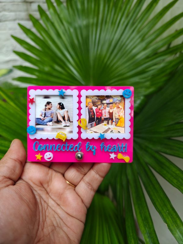 Adorable Dual Image Acrylic PhotoFrame – Perfect for Rakhi, Friendship Day & More!