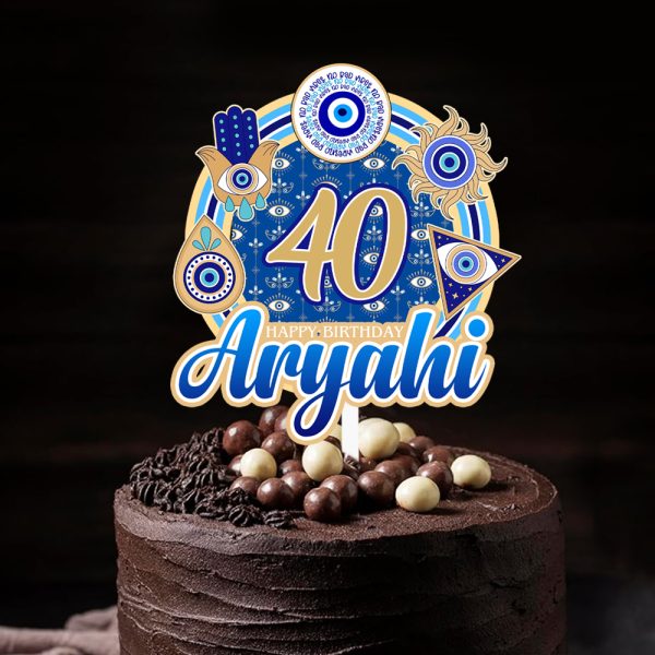 Evil Eye Cake Topper