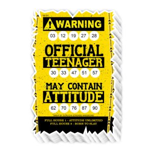 Birthday Theme Tambola Ticket | Friend Teenager Party | Friendship Housie Game