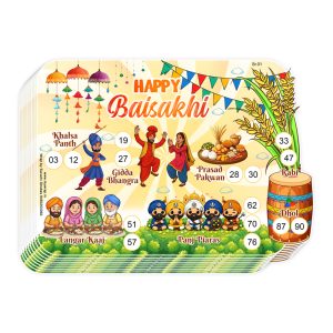 Baisakhi Theme Tambola Ticket | Housie Game Party