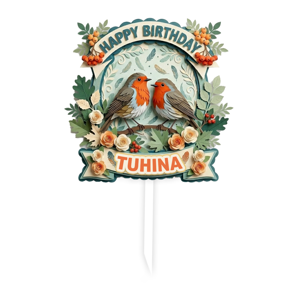 Bird Cake Topper