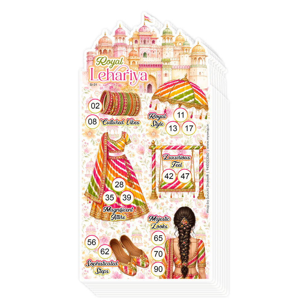 Lehariya Theme Tambola | Teej | Karwachauth Kitty Party Housie Game