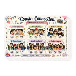 Cousin Theme Tambola | Rakshabandhan | Friendship Day | Family reunion Housie Game